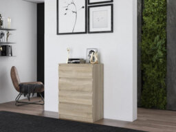 M4 Malwa Chest Of Drawers Sonoma Oak - thumbnail 7