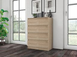 M4 Malwa Chest Of Drawers Sonoma Oak - thumbnail 4