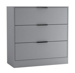 Urbn-Living Grey - Wide 3-Tier Shelf Wooden Bookcase - thumbnail 1