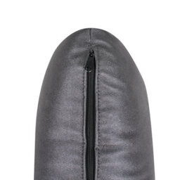 Beliani Left-Hand Chaise Longue Brande Fabric Black - thumbnail 7