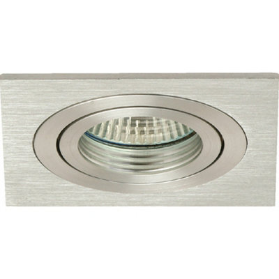 Luminosa Lighting Luminosa Luxi Square Recessed Downlight Aluminum