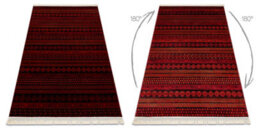 RugsX Orient 5132 Carpet Burgundy Black Oriental, With Fringes 180X270 Cm - thumbnail 3