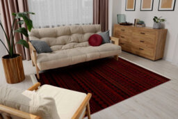 RugsX Orient 5132 Carpet Burgundy Black Oriental, With Fringes 180X270 Cm - thumbnail 5