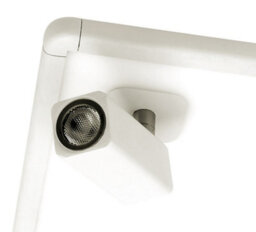 Luminosa Lighting Luminosa Ibiza Ceiling Spotlight 4 Head With Backlit Light 4X5W+20W Led Square White, 3000Lm, 4000K - thumbnail 4