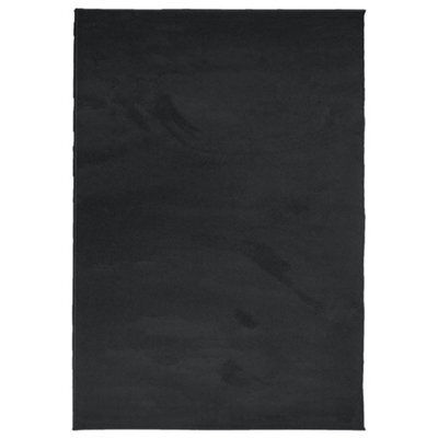 Berkfield Modern Rug Oviedo Short Pile Black 200X280 Cm