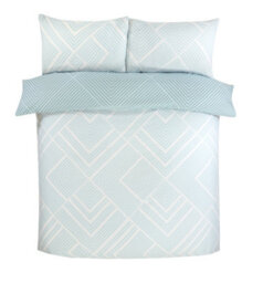 Smart Living Luxury Striped Geometric Reversible Duvet Cover With Pillowcases - thumbnail 3