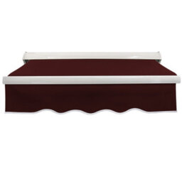 Sundaze 2.5X2M Half Cassette Electric Awning Retractable Garden Sun Shade Sail Canopy Wine Red - thumbnail 2