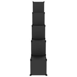 Berkfield Versatile Storage Cube Organiser With 15 Cubes And Doors Black Pp - thumbnail 5
