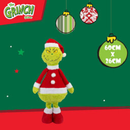 Grinch Standing Christmas Decoration Festive 60Cm X 26Cm Green X 1 - thumbnail 2