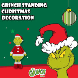 Grinch Standing Christmas Decoration Festive 60Cm X 26Cm Green X 1 - thumbnail 7