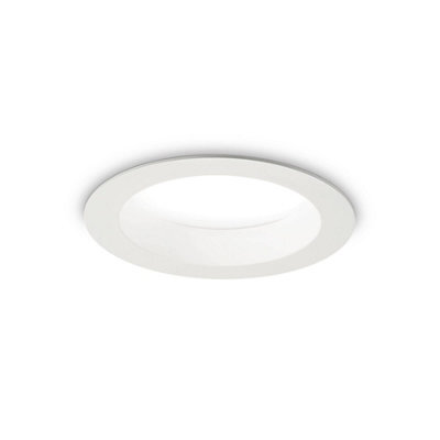 Ideal Lux Luminosa Basic Led Light Recessed Spotlight White Ip44 - image 1