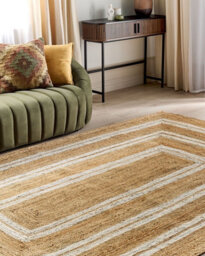 Beliani Rug Elmali Beige 200 X 300 Cm Jute - thumbnail 2