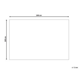 Beliani Rug Elmali Beige 200 X 300 Cm Jute - thumbnail 3