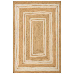 Beliani Rug Elmali Beige 200 X 300 Cm Jute - thumbnail 4