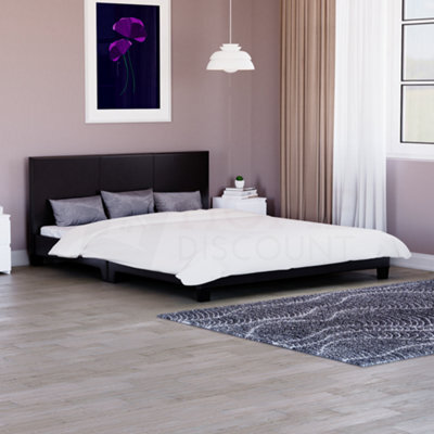Lassic Vida Designs Lisbon Black 5Ft King Size Ukfr Faux Leather Bed Frame - image 1