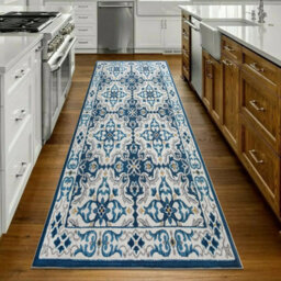 Ameha Luna Printed Rug Modern Living Room Extra Large Runner Non Slip Hallway Kitchen Floor Carpets 80X300 Cm - thumbnail 3