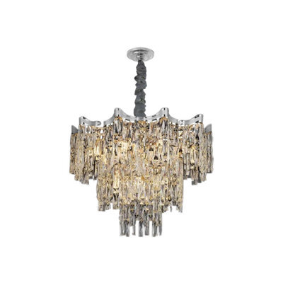 Ledsone Crystal Chandeliers Modern Contemporary Ceiling Lamp Lights Fixtures For Decor Light Fittings 60Cm - image 1