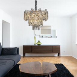 Ledsone Crystal Chandeliers Modern Contemporary Ceiling Lamp Lights Fixtures For Decor Light Fittings 60Cm - thumbnail 5
