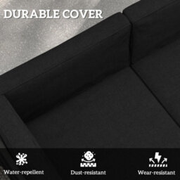 Outsunny Replacement Cushions For Outdoor Furniture Garden Seat Cushion Pad - thumbnail 5