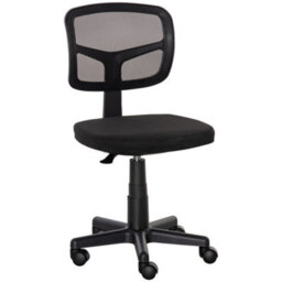 Vinsetto Small Office Chair Without Arms, Ergonomic Swivel Mesh Desk Chair - thumbnail 2