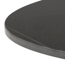 Furniture To Go Malta Ceramic Round Coffee Table In Matt Black 60X45Cm - thumbnail 4