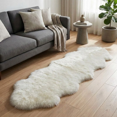 Garden Greatness Maison Blanc Double Faux Fur Accent Rug - image 1