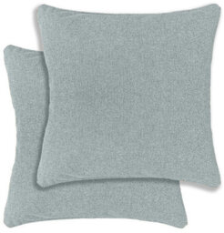 Enhanced Living Austin/dallas Textured Pair Of Blue Cushion Covers - 43X43Cm - Cases Only - thumbnail 1