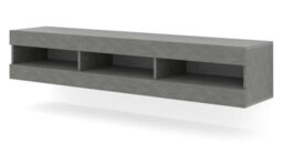 Arte Modern Mantra Tv Cabinet In Grey W1600mm X H320mm X D350mm - thumbnail 2