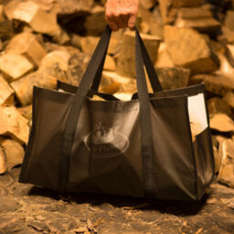 Fallen Fruits Ckb Ltd Large Traditional Easy To Carry Firewood Carrier Bag Multi-Purpose Heavy Duty Logs Briquettes Kindling Tote - thumbnail 3