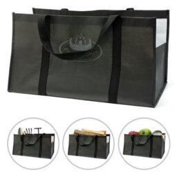 Fallen Fruits Ckb Ltd Large Traditional Easy To Carry Firewood Carrier Bag Multi-Purpose Heavy Duty Logs Briquettes Kindling Tote - thumbnail 2