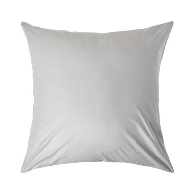 Homescapes Silver Grey Continental Egyptian Cotton Pillowcase 200 Tc, 60 X 60 Cm - image 1
