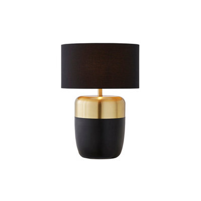 Pagazzi Lighting Pagazzi Syla Black And Gold Table Lamp - image 1