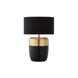 Pagazzi Lighting Pagazzi Syla Black And Gold Table Lamp - thumbnail 2