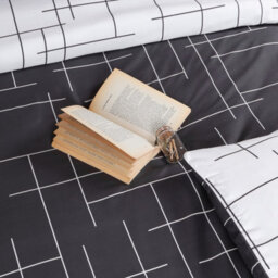 Ameha Printed Duvet Cover 3 Piece Set Tile Pattern Design Reversible & Skin-Friendly Double Size (200X200Cm) - thumbnail 4