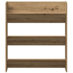 Walplus Wall Shoe Cabinet Artisan Oak 80X18X90 Cm Engineered Wood - thumbnail 5