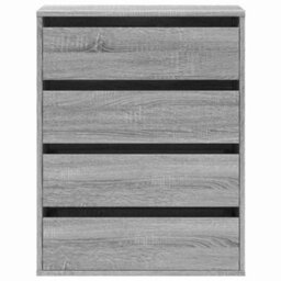 Walplus Corner Chest Of Drawers Grey Sonoma 60X41X76 Cm Engineered Wood - thumbnail 4
