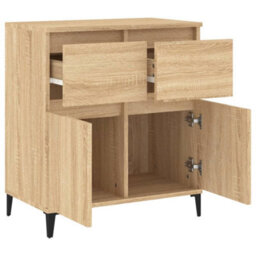 Berkfield Elegant Sideboard Sonoma Oak 60X35X70 Cm Engineered Wood - thumbnail 6