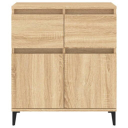 Berkfield Elegant Sideboard Sonoma Oak 60X35X70 Cm Engineered Wood - thumbnail 7
