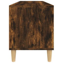 Berkfield Classic Tv Cabinet Smoked Oak 100X34.5X44.5 Cm Engineered Wood - thumbnail 7