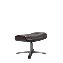 Angel Cerda Stylish Chocolate Brown Leather Ottoman For Modern Living Rooms - thumbnail 5