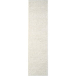 The Rugs White Soft Plain Design Fluffy Shaggy Rugs And Runners High Pile Living Room Kitchen Hallway 380 - thumbnail 1