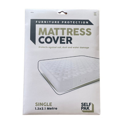 Single Size Mattress Cover For Moving Homes. Durable, Reusable, And Water Resistant Protection - image 1