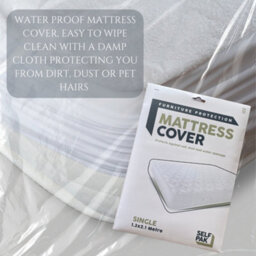Single Size Mattress Cover For Moving Homes. Durable, Reusable, And Water Resistant Protection - thumbnail 2