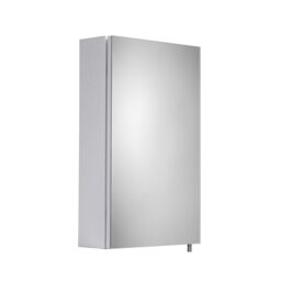 Croydex Cullen Gloss White Wall-Mounted Single Bathroom Cabinet (H) 500mm (W) 300mm (D) 12Cm - thumbnail 3