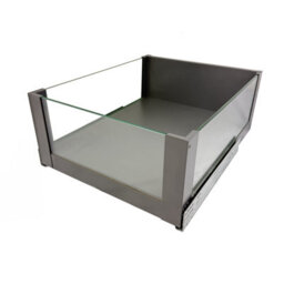 Unknown Fittingsco, Vista Pro, Glass Cutlery Drawer Anthracite, 800W, 450D, 95H (mm) - thumbnail 4