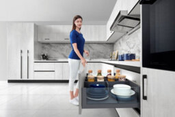 Unknown Fittingsco, Vista Pro, Glass Cutlery Drawer Anthracite, 800W, 450D, 95H (mm) - thumbnail 2