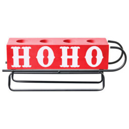 Beliani  Candle Holder Kuhmo Metal Red - thumbnail 4