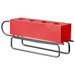 Beliani  Candle Holder Kuhmo Metal Red - thumbnail 5