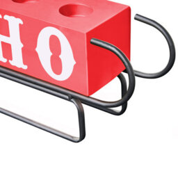 Beliani  Candle Holder Kuhmo Metal Red - thumbnail 9