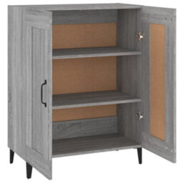 Vidaxl Sideboard Grey Sonoma 69.5X34X90 Cm Engineered Wood - thumbnail 7